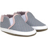 Polka Dot Polly Crib Shoes, Grey - Crib Shoes - 1 - thumbnail