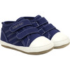 Joey Crib Shoes, Navy - Crib Shoes - 1 - thumbnail