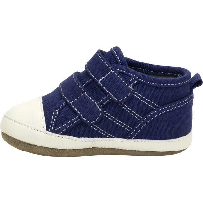 Joey Crib Shoes, Navy - Crib Shoes - 2