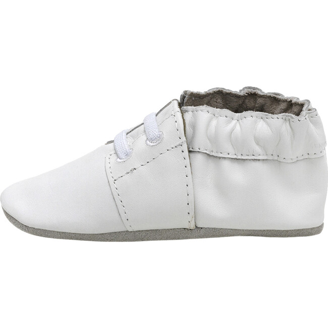 Special Occasion Crib Shoes, White - Crib Shoes - 2