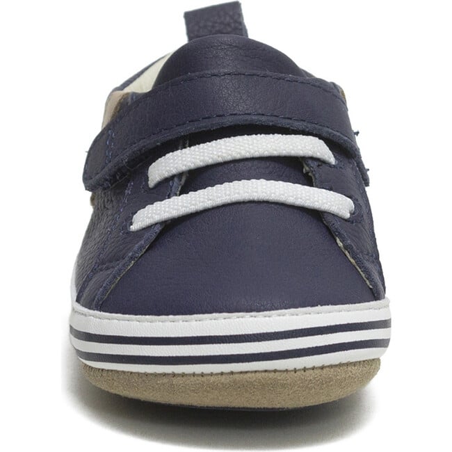 Adam Crib Shoes, Navy - Crib Shoes - 3