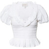 Women's Neva Top, White - Blouses - 1 - thumbnail