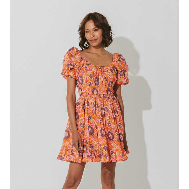Women's Kalena Mini Dress, Tropique - Dresses - 3