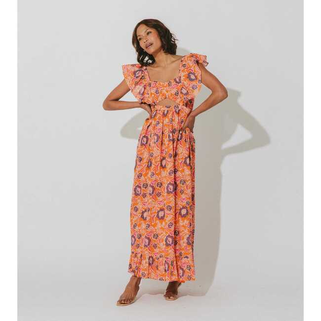 Women's Maia Ankle Dress, Tropique - Dresses - 3