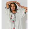 Women's Farida Mini Dress, White - Dresses - 7