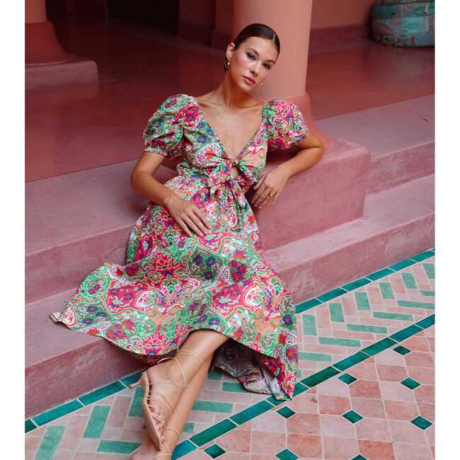 Women's Reza Midi Dress, Panama - Dresses - 2