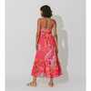 Women's Monaco Midi Dress, Hibiscus - Dresses - 5