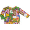 Billie Print Long Sleeve Pocket Tee, Dino Puzzle Nutmeg - T-Shirts - 4