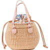 Mini Tote Palm Print, Blush - Bags - 1 - thumbnail