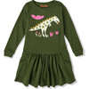 Easy Knit Dress with Pockets, Paleontology - Dresses - 1 - thumbnail