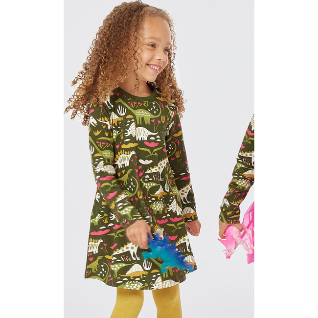 Tunic Dress with Pockets, Paleontology - Dresses - 2