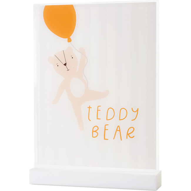 Teddy Bear Acrylic Table Top Sign