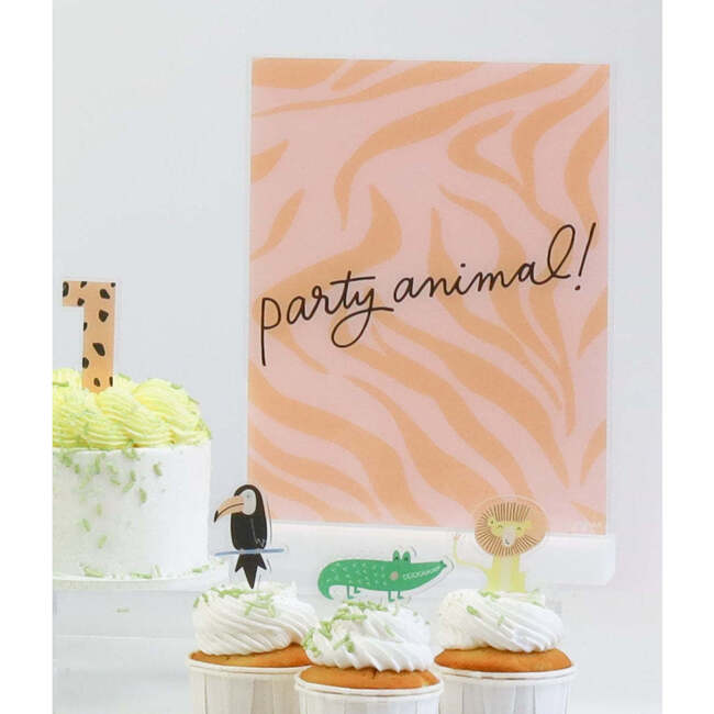 Wild One Acrylic Mini Topper Set - Party Accessories - 2