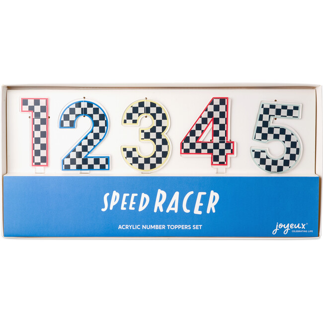 Speed Racer Acrylic Number Set
