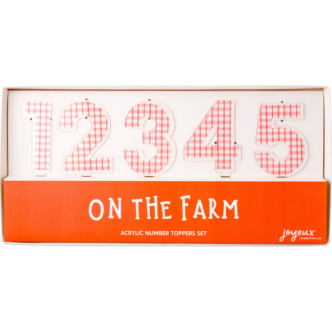 On The Farm Acrylic Number Set