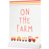 On The Farm Acrylic Table Top Sign - Party Accessories - 1 - thumbnail