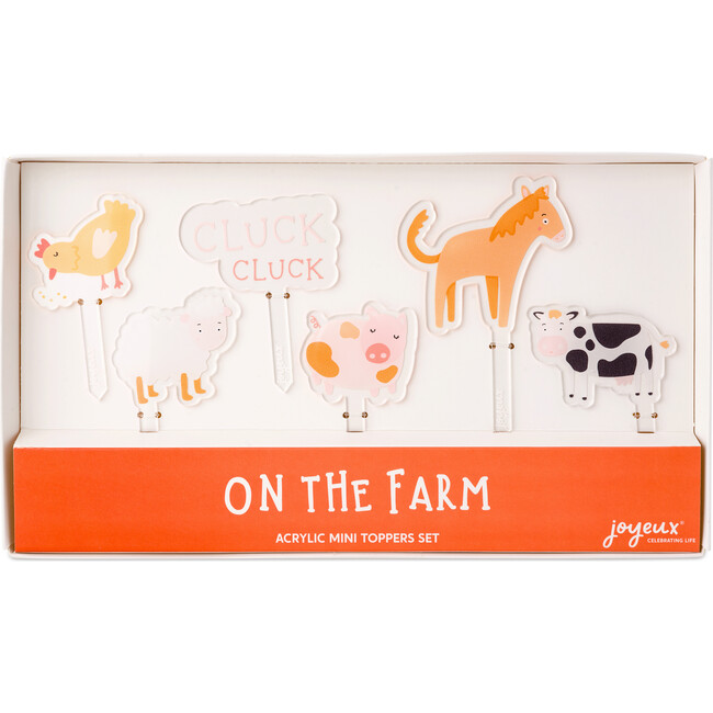 On The Farm Acrylic Mini Topper Set