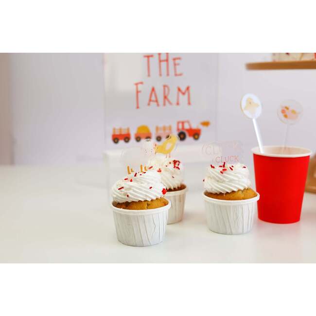 On The Farm Acrylic Mini Topper Set - Party Accessories - 2