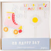 Oh Happy Day Acrylic Cake Topper Set - Party Accessories - 1 - thumbnail