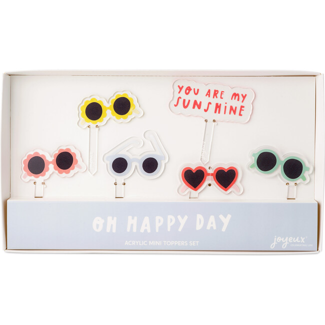 Oh Happy Day Acrylic Mini Topper Set
