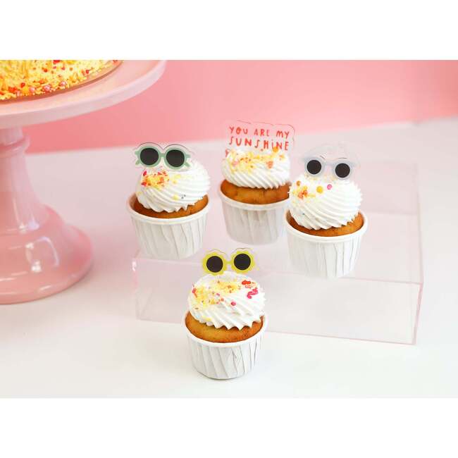 Oh Happy Day Acrylic Mini Topper Set - Party Accessories - 2