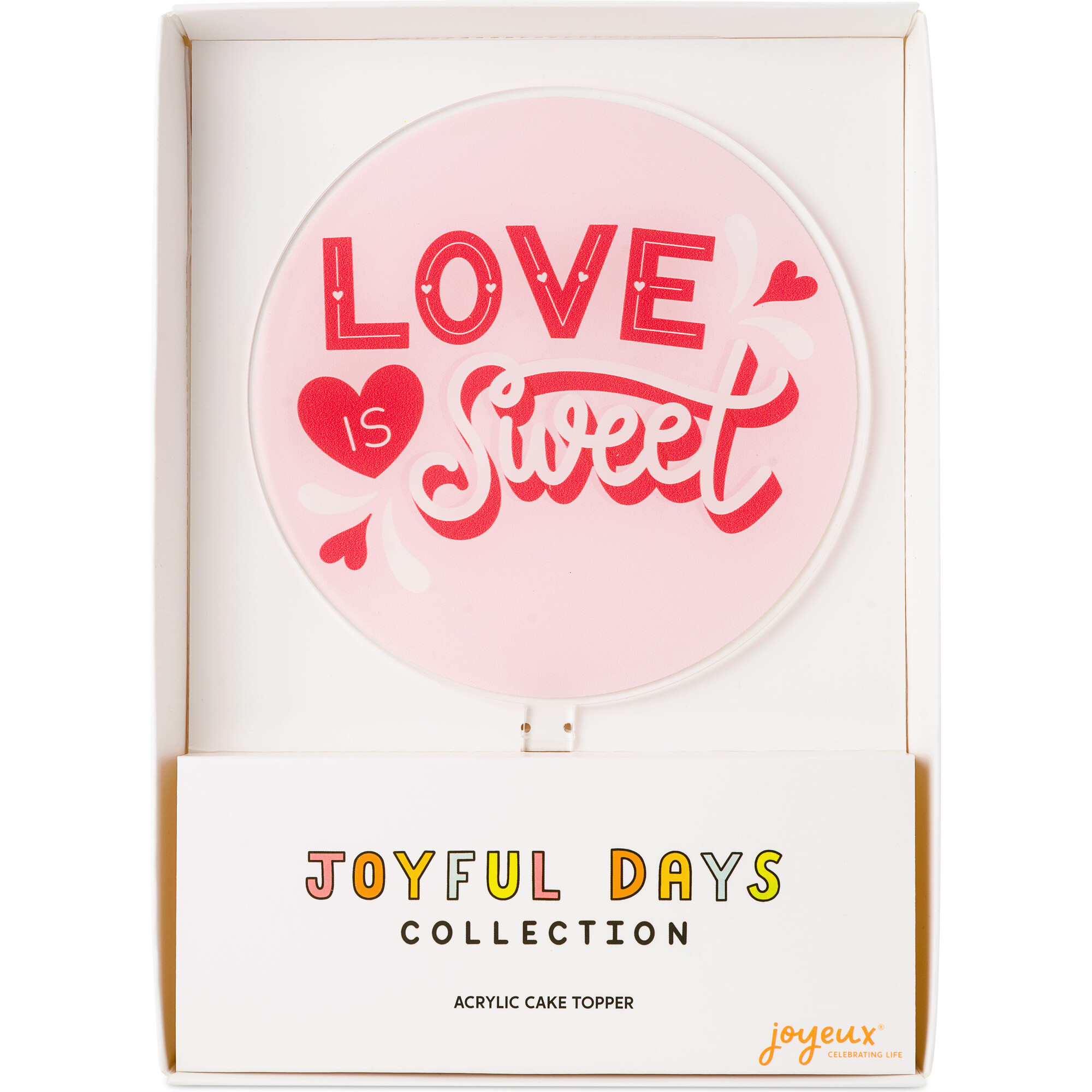 Love is Sweet Acrylic Cake Topper - Thumbnail 2