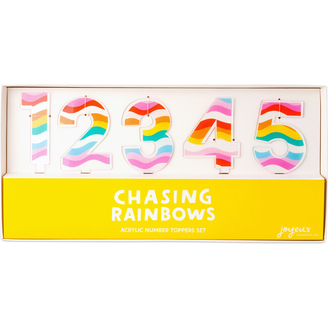Chasing Rainbows Acrylic Number Set
