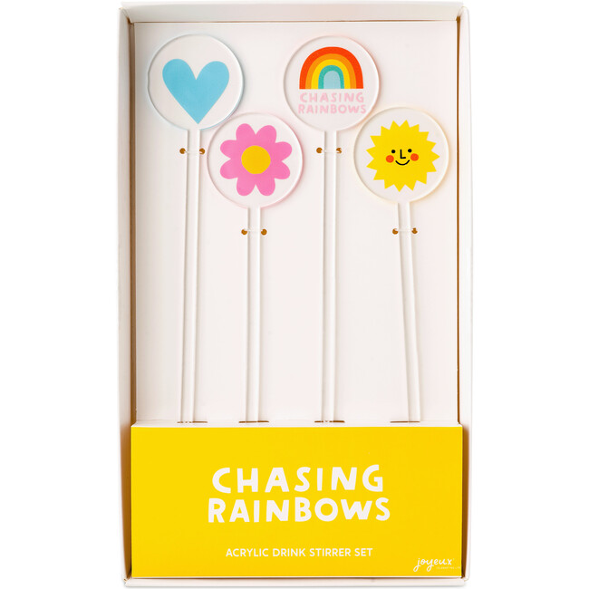 Chasing Rainbows Acrylic Drink Stirrers
