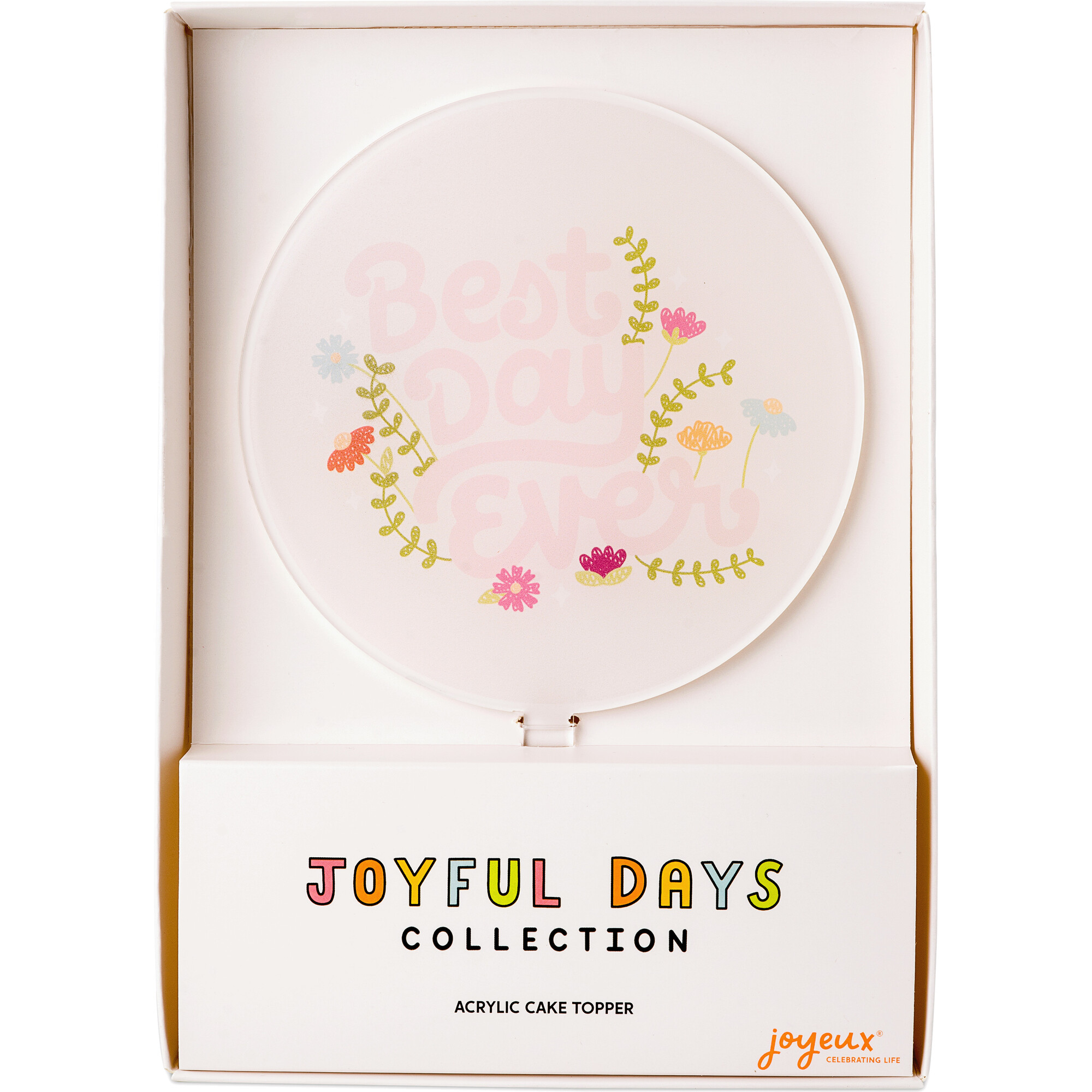 Best Day Ever Acrylic Cake Topper - Party Accessories - 1