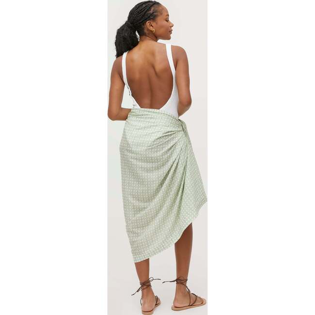The Women's Josie Pareo, Green Basketweave - Cover-Ups - 4