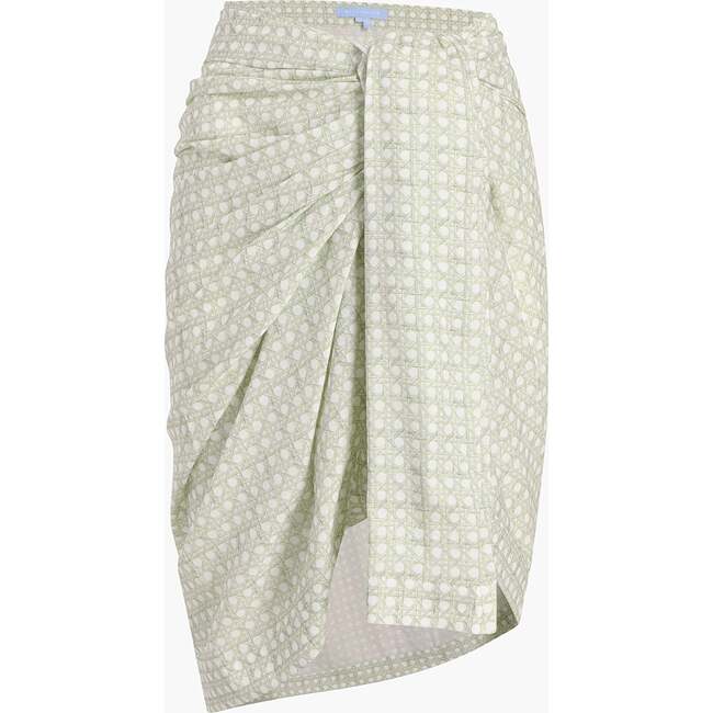 The Women's Josie Pareo, Green Basketweave - Cover-Ups - 5