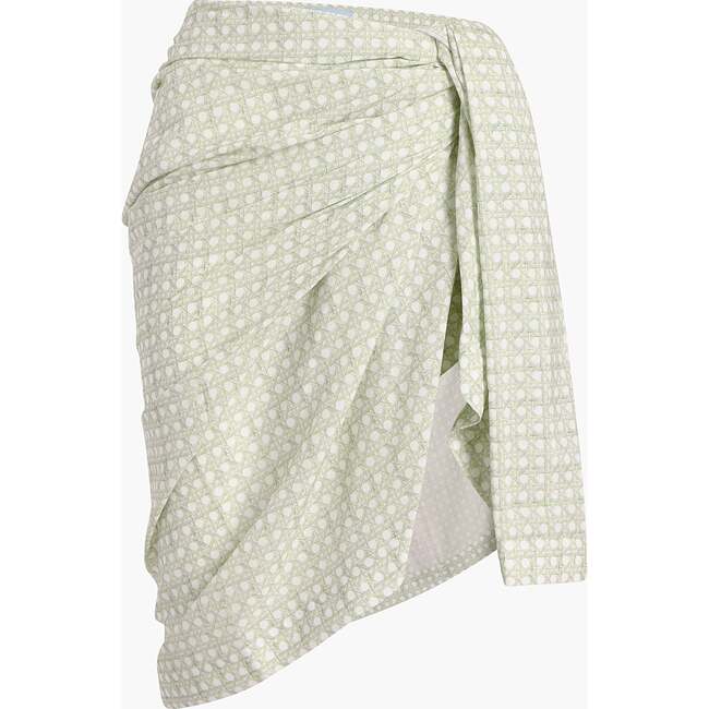 The Women's Josie Pareo, Green Basketweave - Cover-Ups - 6