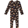 Supermini Long Sleeve Basic Romper, Black - Rompers - 1 - thumbnail