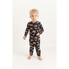 Supermini Long Sleeve Basic Romper, Black - Rompers - 2