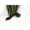 Solid Ribbed - Pine Basic Knotted Gown, Green - Nightgowns - 3