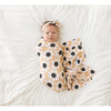 Reagan Infant Swaddle & Headwrap Set, Beige - Mixed Accessories Set - 4