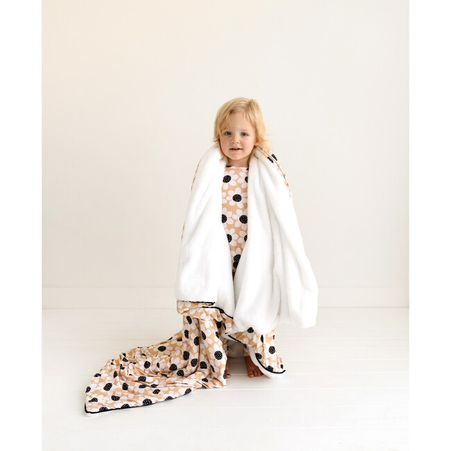 Reagan Luxe Plush Patoo, Beige - Blankets - 4