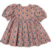 Girls Rowan Dress, Mauveglow Vine Floral - Dresses - 1 - thumbnail