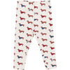 Girls Organic Legging, Sweater Dogs - Leggings - 1 - thumbnail