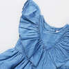 Girls Raphaela Dress, Chambray - Dresses - 3