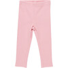 Girls Organic Rib Legging, Brandied Apricot - Leggings - 1 - thumbnail