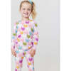 Kids Bamboo PJ Set, Multi Cats - Pajamas - 2