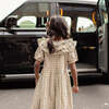 Girls Victoria Dress, Blue and Gold Plaid - Dresses - 4