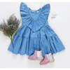 Girls Raphaela Dress, Chambray - Dresses - 5