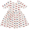 Girls Organic Steph Dress, Sweater Dogs - Dresses - 6