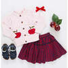 Girls Pocket Sweater, Apple - Cardigans - 5