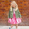 Girls Lame Laurie Dress, Pink - Dresses - 2
