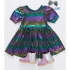 Girls Lame Laurie Dress, Rainbow - Dresses - 3
