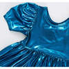 Girls Lame Laurie Dress, Blue - Dresses - 2