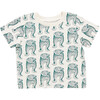 Kids Organic Tee, Green Tiger - Shirts - 1 - thumbnail